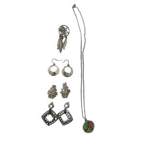 Silver TONE JEWELRY BUNDLE